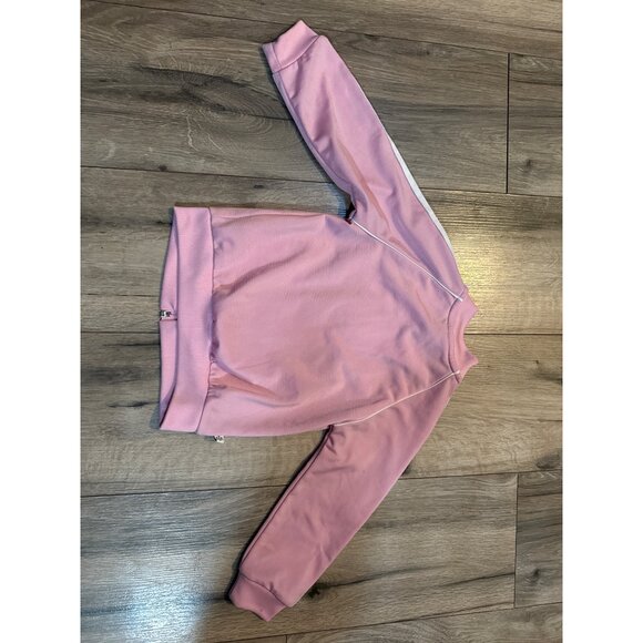 Adidas Baby Girl Pink Track Jacket 12-18M - Picture 5 of 6